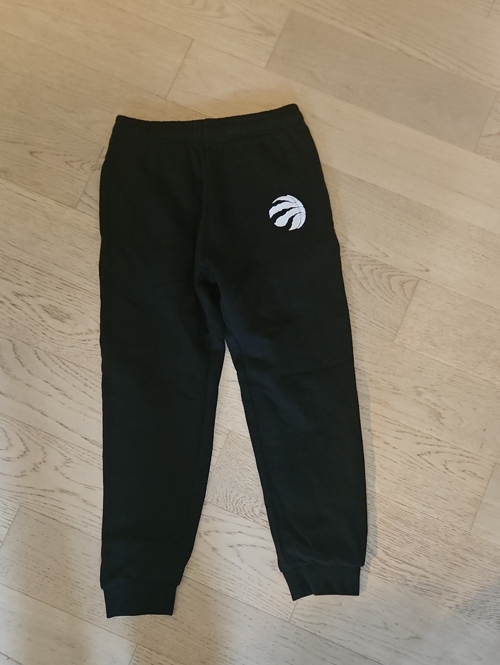 NBA Black Sweatpants with White Logo - Kids